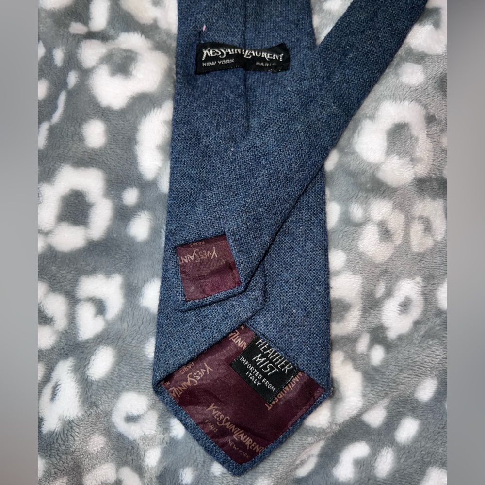 Vintage Yves Saint Laurent "Heather Mist" Necktie - Picture 6 of 7